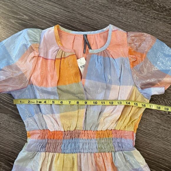 Anthropologie Somerset Mini Dress Metallic Edition New - Picture 5 of 7